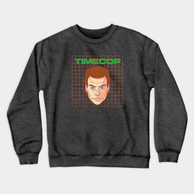 TIMECOP starring JCVD Crewneck Sweatshirt by BryanWestArt